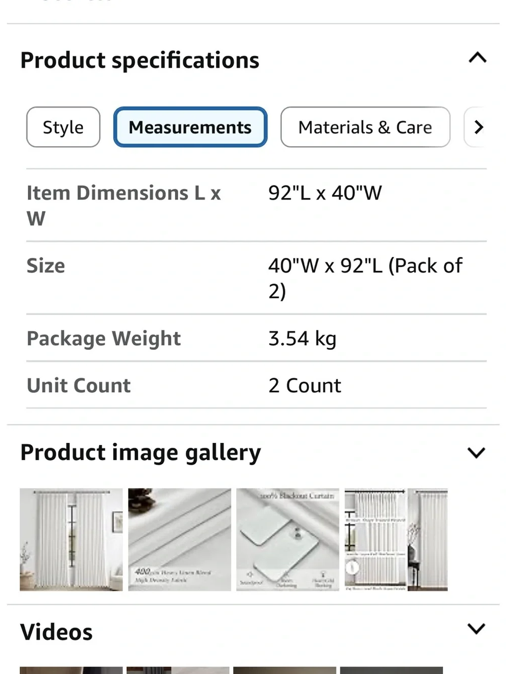 NEW Blackout Pinch Pleated Curtains in White - 92”L x 40”W